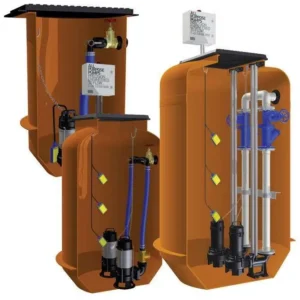 ULTIMA FRP Sewage & Stormwater Package Pump Stations Vertical